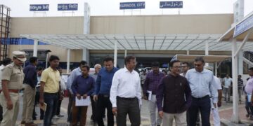 SCR General Manager inspects Kazipet Bypass Line works & SC – Kazipet Section