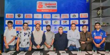 6 teams will be vying for title in the Gujarat Super League Table Tennis season 2