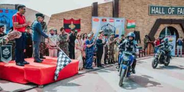 Indian Army launches all-women bike rally in Leh, honouring 25th Kargil Vijay Diwas