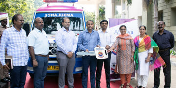Athulya Senior Care donates ambulance for Greater Chennai Police’s ‘Kaaval Karangal’