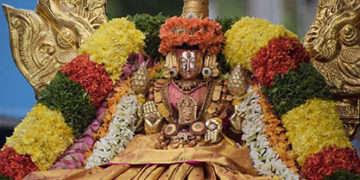 Varalakshmi Vratam fete at Padmavathi temple in Tiruchanoor on Friday