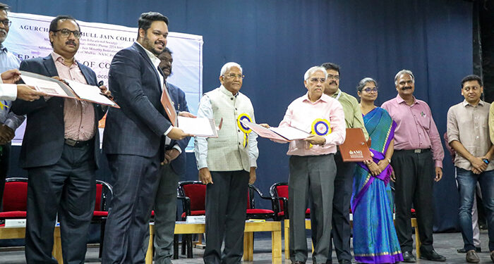 International Commerce Day: AM Jain College signs MoU with Veranda Learning