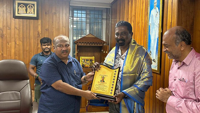 Award winning Government official honoured by ‘Maha Mathuram’