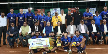 Indian Bank 118th Foundation Day: Indian Bank clinch volleyball tourney trophy