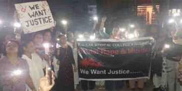 Kolkata rape-murder: Over 300 take out silent rally in Ahmedabad seeking justice for Abhaya