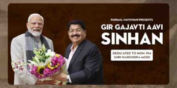 Rajya Sabha MP Parimal Nathwani releases song on World Lion Day and dedicates it to PM