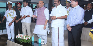 Defence Minister dedicates New Coast Guard infras at Chennai & Puducherry