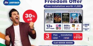 Freedom Offer: Jio announces 30% discount on new AirFiber connections till Independence Day
