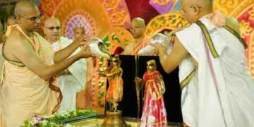 Hare Krishna Mandir, Bhadaj celebrates Janmashtami with grand fervor and cultural fiesta