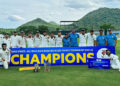 Hyderabad Cricket Assn lift Take Sports Buchi Babu Cricket Tournament trophy