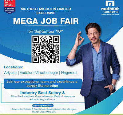 Muthoot Microfin’s 2-day job fair begins in TN, creates employment across India