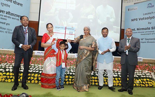 Union Finance Minister Sitharaman launches NPS Vatsalya for child savings