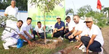 Indian Coast Guard observes tree plantation drive “एक पेड मॉ के नाम” in North-West Region 