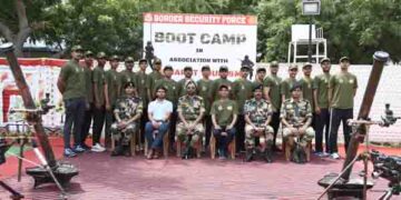 BSF’s phase VII of boot camp for 19 RRU students begins at 123rd Battalion at Suigam