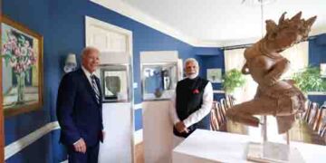 US hands over 297 antiquities smuggled out of India during PM Modi’s visit