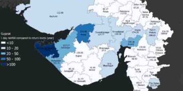 Unusual heavy rainfall in Gujarat sparks concerns over urban flooding and infrastructure resilience