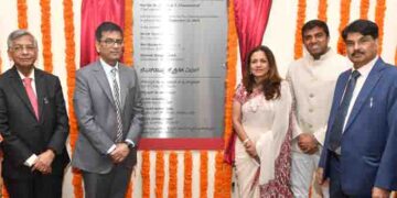 CJI lays foundation stone of JSW Academic Block at National Law School in Bengaluru