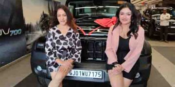 Actor-Playback Singer Kashish Rathore drives home the country’s first Thar Roxx