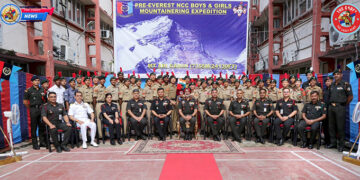 NCC’s Mountaineering Expedition Team scales Mt Abi Gamin, gets pat from DG