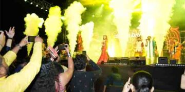 Swarrnim Startup and Innovation University hosts Swarrnim Garba with gaiety & piety