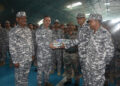 SWAC AOC-in-Chief Air Marshal Narmdeshwar Tiwari celebrates Diwali with Air warriors in frontline base