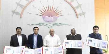 Gujarat Chief Minister releases commemorative stamp on 25 years of Mundra Port