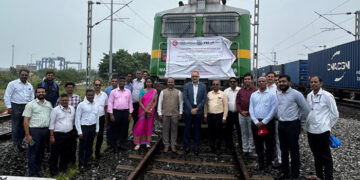 SR facilitates haulage of rakes for CONCOR’s New Automobile Traffic Venture – ‘TVS Go Green Express’