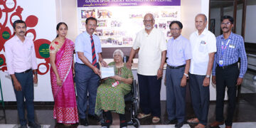 Ganga Spine Injury Rehab Centre gets Rs 40 lakh donation from octogenarian professor