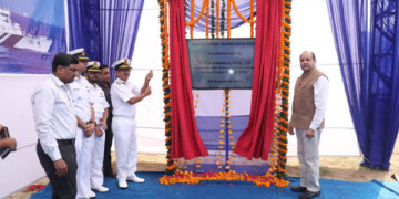 ICG lays foundation stone for the Tier-III Data Centre of Project Digital Coast Guard in New Delhi