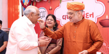 PM Modi wishes people on Gujarati New Year; Amit Shah, CM Patel meet supporters