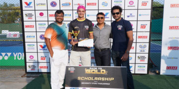Rising Tennis Stars from Gujarat shine in Tennis Premier League Race to Gold Masters Tourney 