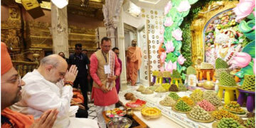 Amit Shah inaugurates Yatri Bhawan constructed at a cost of Rs 200 cr in Salangpur Hanumanji Mandir