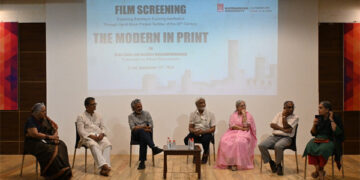 Navrachana University hosts screening of ‘The Modern in Print’, a documentary & panel discussion