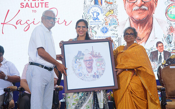 Former TNCA Sec & CSK CEO ‘Kasi Sir’ felicitated for induction in to Cricket Hall of Fame, USA