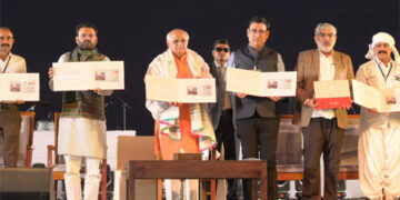 Gujarat CM releases a Special Postal Cover & Cancellation on ‘Rann Utsav’ showcasing glimpses of culture of Kachchh