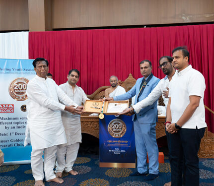 Perfecting Youth Session on ‘Feeling Blessed’ theme hits double century in Ahmedabad