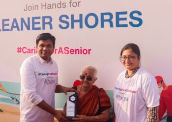 CSR: Ahead of National Cleanliness Day, Athulya Senior Care leads the way in cleaning Bessi Beach