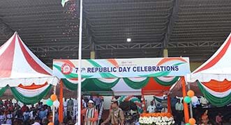 76th Republic Day: Southern Railway GM unfurls the National Flag, accepts guard of honour