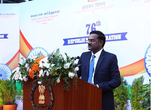 TN & Puducherry Income Tax Dept celebrates 76th Republic Day with patriotic fervour in Chennai