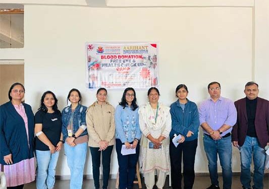 Aarihant Homoeopathic Medical College and Research Institute Organizes free health check-up camp