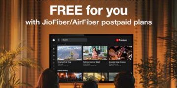 Reliance Jio introduces free YouTube Premium for 24 months to JioAirFiber and JioFiber users