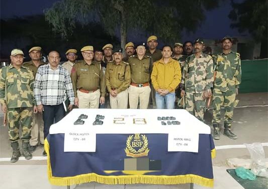 Gujarat Frontier BSF foils major arms smuggling attempt along international border in Barmer District
