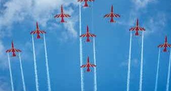 IAF’s Surya Kiran Aerobatic Team to paint White Rann red with spectacular show on Jan 31, Feb 1