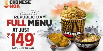 76th Republic Day: Chinese Wok announces entire menu at ₹149 for 3 days, from Jan 24-26