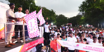 Over 6,500 take part in Kauvery Hospital’s third edition of K10K Cancer Awareness Run