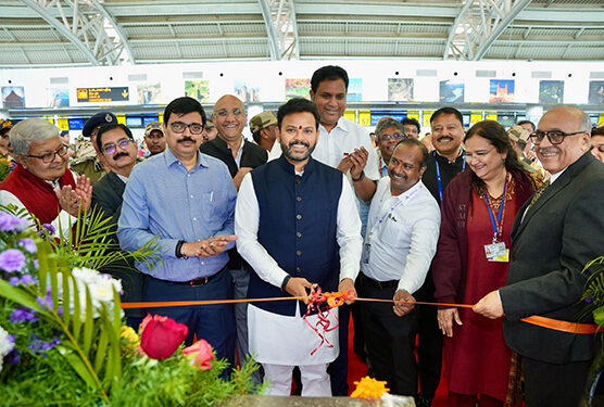 Civil Aviation Minister Ram Mohan Naidu inaugurates Udan Yatri Cafe at Chennai Airport