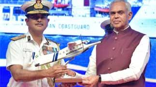 Gujarat Governor lauds ICG’s efforts in safeguarding the nation on 49th Raising Day