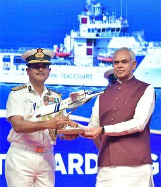 Gujarat Governor lauds ICG’s efforts in safeguarding the nation on 49th Raising Day