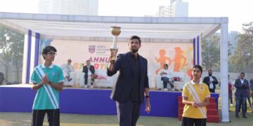 Adani International School Sports Day: Ishant Sharma advocates students to pursue excellence in life