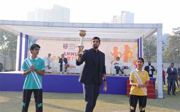 Adani International School Sports Day: Ishant Sharma advocates students to pursue excellence in life